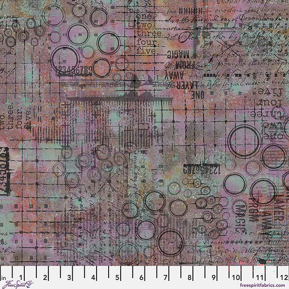 Overlay - Lilac || One Layer Away || Seth Apter || FreeSpirit Fabrics