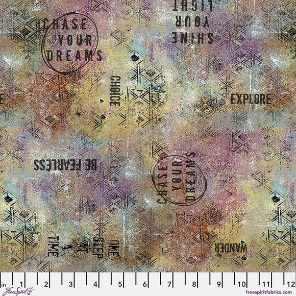 Affirmations - Lilac || One Layer Away || Seth Apter || FreeSpirit Fabrics