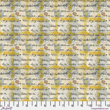 Asemic - Butter || One Layer Away || Seth Apter || FreeSpirit Fabrics