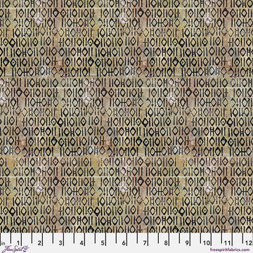Pictograph - Taupe || One Layer Away || Seth Apter || FreeSpirit Fabrics