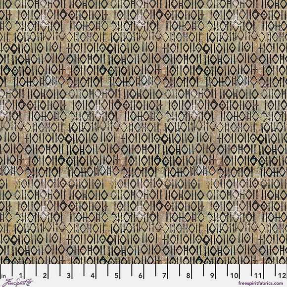 Pictograph - Taupe || One Layer Away || Seth Apter || FreeSpirit Fabrics