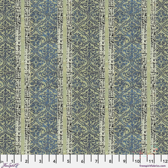 Text Tile - Sage || One Layer Away || Seth Apter || FreeSpirit Fabrics