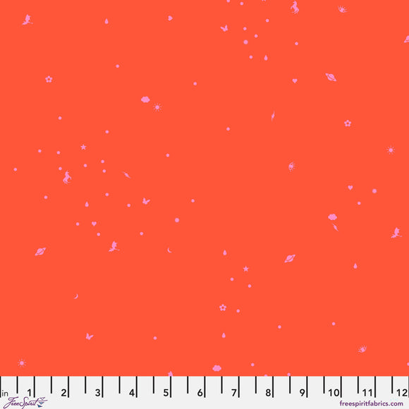 Charmed - Vermillion || Tula Pink Legendary Collection from Free Spirit Fabrics