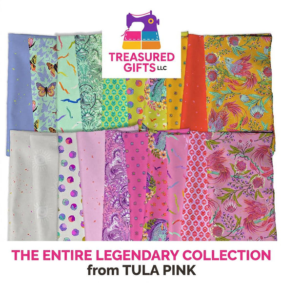 Charmed - Vermillion || Tula Pink Legendary Collection from Free Spirit Fabrics