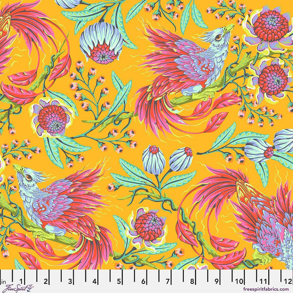 Hot Wings - Dandelion || Tula Pink Legendary Collection from Free Spirit Fabrics