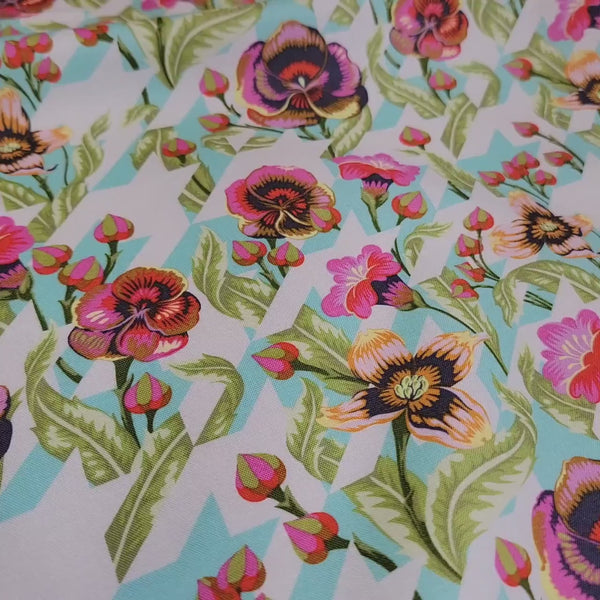 Untamed | Tula Pink | Puppy Love - Moonbeam | Tula Pink | Free Spirit Fabrics