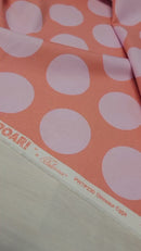 Tula Pink ROAR! || Dinosaur Eggs - Blush (2 1/4" wide "Eggs") || Quilting Cotton