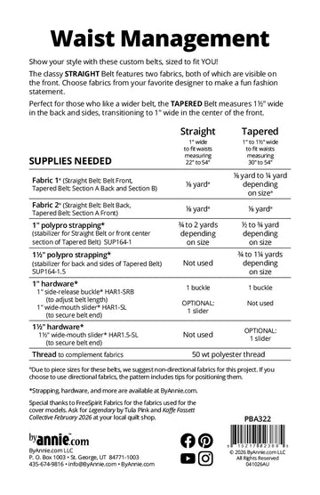 Waist Management ByAnnie Pattern - 0