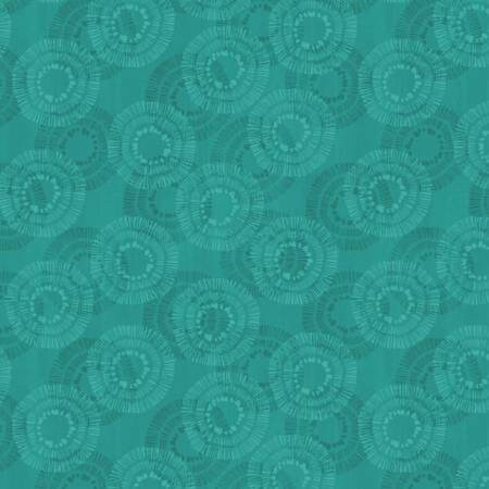 Teal Circle Burst