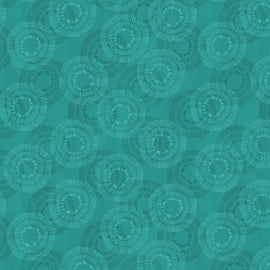 Teal Circle Burst