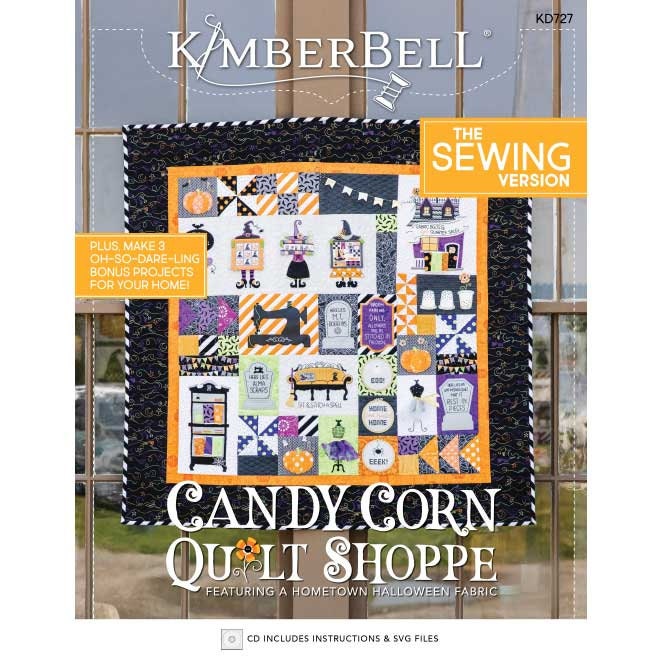 Kimberbell SEWING Embroidery Candy Corn Quilt Shoppe