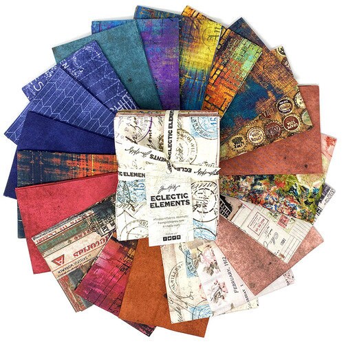 Multi-Collection - 20-piece Fat Quarter - Bold || Free Spirit || Tim Holtz