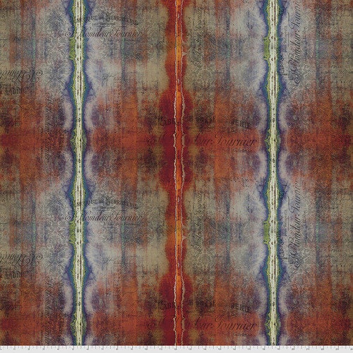 Tim Holtz || Dyed Stripe - Multi || Abandoned || Eclectic Elements || Free Spirit  || Modern Fabric