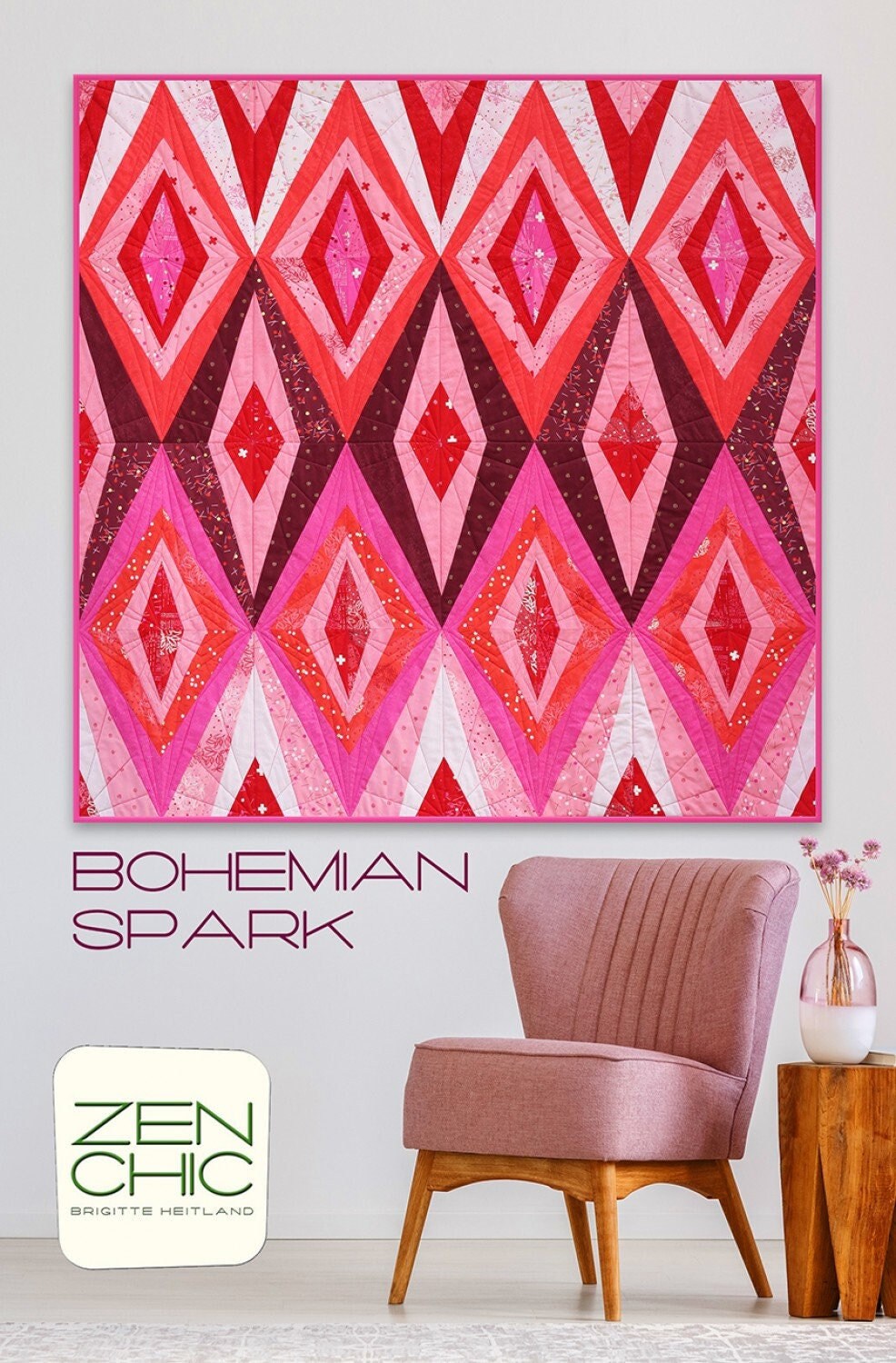 Bohemian Spark - Zen Chic Quilt Pattern