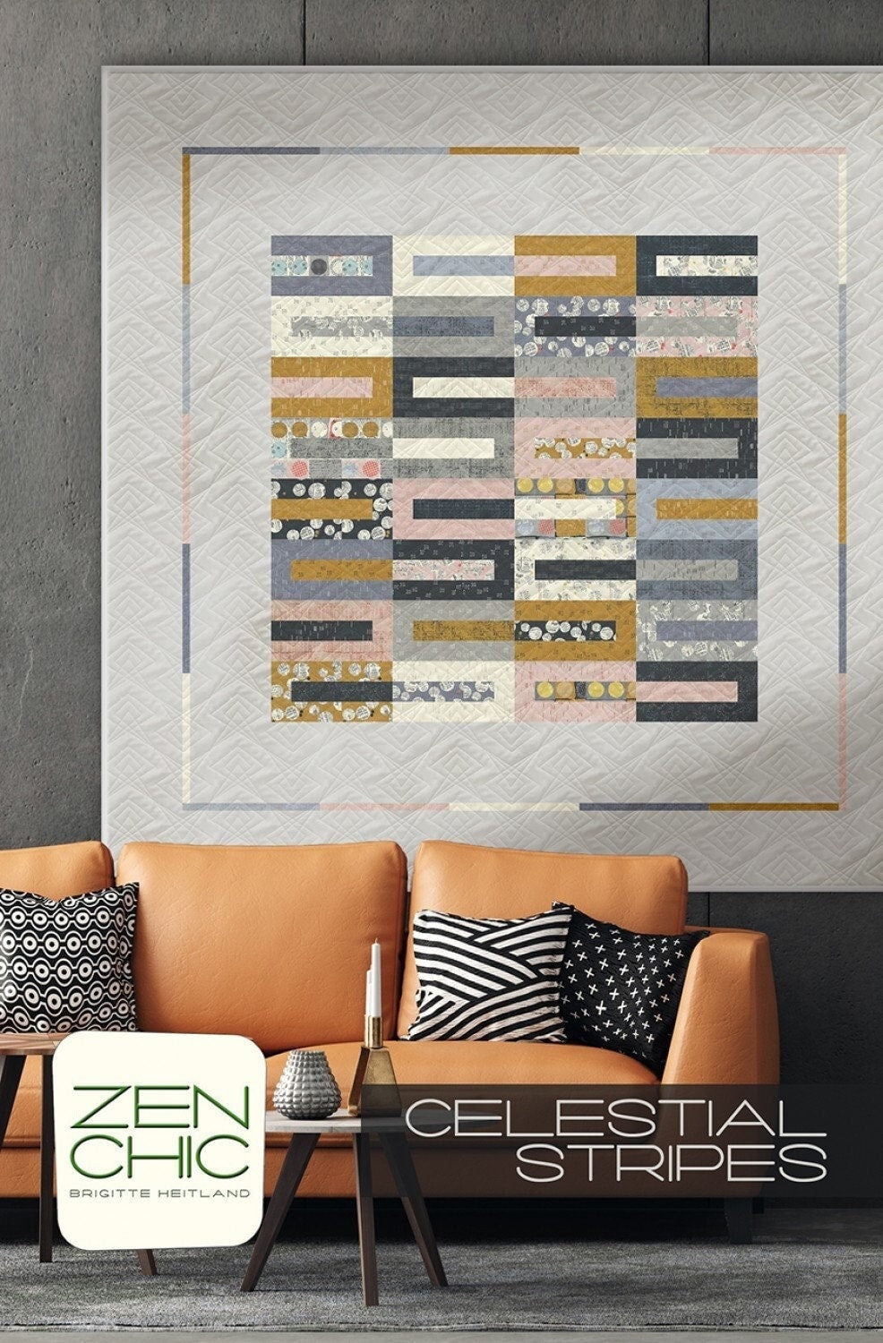 Celestrail Stripes - Zen Chic Quilt Pattern