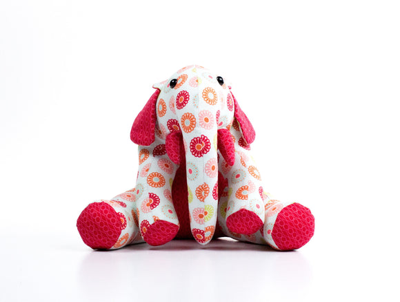 Ellie Elephant - Funky Friends Stuffed Animal Pattern