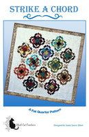 Strike a Chord || Quilt Pattern || Fat Quarter Friendly || On-Point