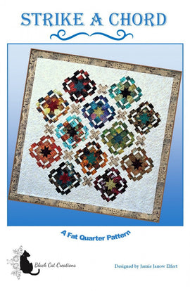 Strike a Chord || Quilt Pattern || Fat Quarter Friendly || On-Point