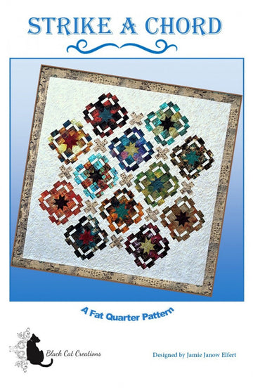 Strike a Chord || Quilt Pattern || Fat Quarter Friendly || On-Point