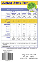 Almost Alone Star || Cozy Quilt Pattern || Strip Club || Jelly Roll and Fat Quarter Friendly || Strip Tube Ruler