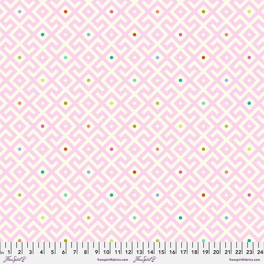108" Mama Geo - Dawn || Moon Garden Tula Pink || Wide Back || Quilt Backing || Maze || Large Scale