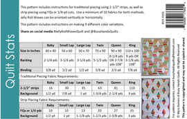 Jelly Roll Waves || Quilt Pattern || Pre-Cut Friendly