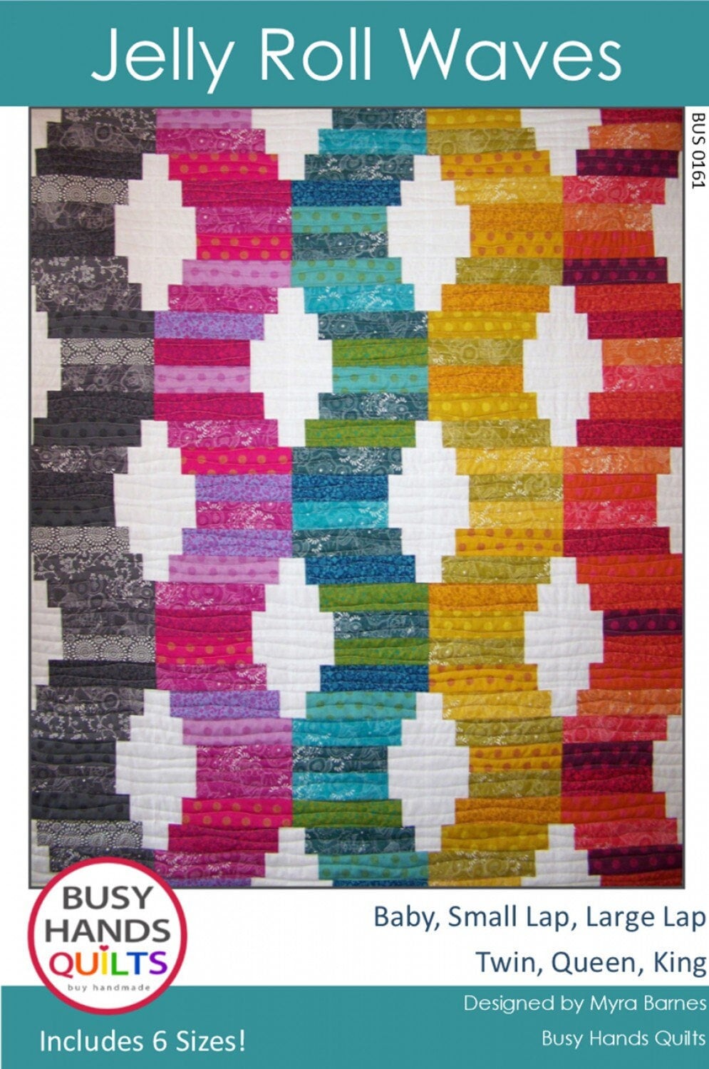 Jelly Roll Waves || Quilt Pattern || Pre-Cut Friendly
