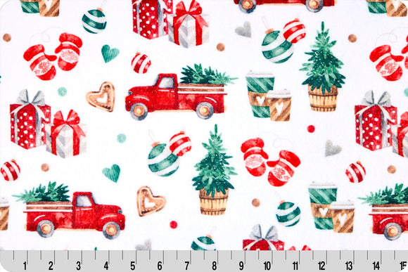 Cuddle Two-Sided || Trucks Cloud Cuddle Multi || Shannon Fabrics